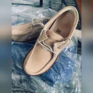 Birkenstock Men’s Light Beige Suede Pasadena Shoes